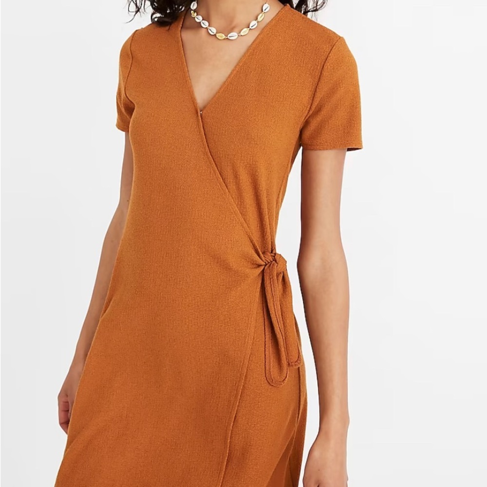 Mustard Madewell Texture & Cloth mini dress
